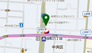 アパマンショップ谷六店の地図画像