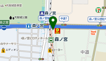アパマンショップ森之宮大阪城公園前店の地図画像