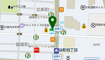 アパマンショップ谷町4丁目店の地図画像