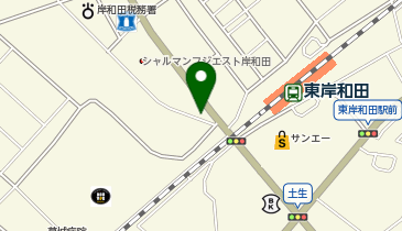 アパマンショップ東岸和田店の地図画像