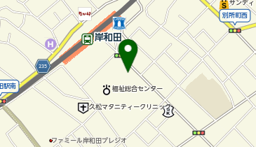 アパマンショップ岸和田店の地図画像