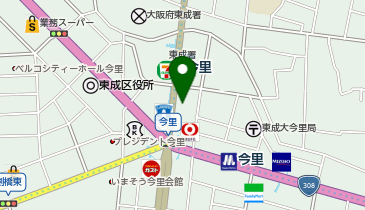 アパマンショップ今里店の地図画像