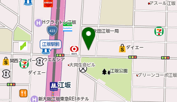 アパマンショップ江坂店の地図画像