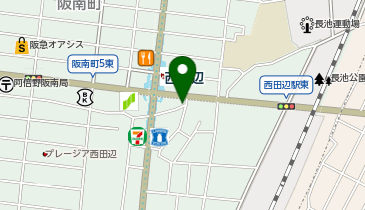 アパマンショップ西田辺店の地図画像