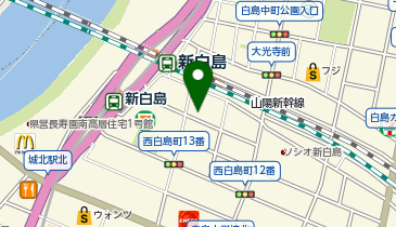 アパマンショップ新白島駅前店の地図画像