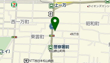 アパマンショップ松山道後西店の地図画像