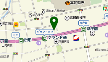 アパマンショップ高知中央店の地図画像