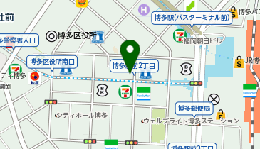アパマンショップ博多駅前店の地図画像