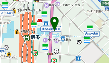 アパマンショップ博多駅筑紫口店の地図画像