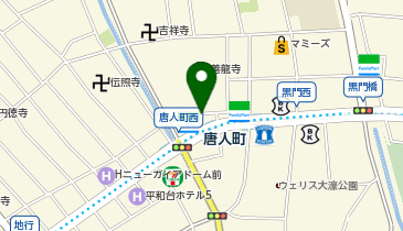 アパマンショップ唐人店の地図画像
