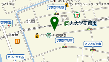アパマンショップ九大学研都市店の地図画像