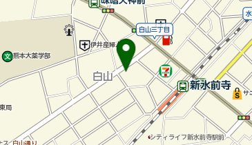 アパマンショップ水前寺店の地図画像
