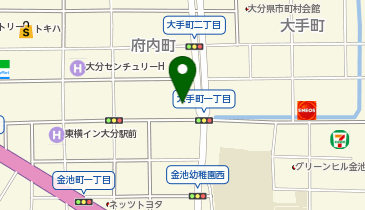 アパマンショップ大分金池店の地図画像