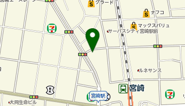 アパマンショップ宮崎駅前店の地図画像