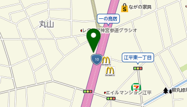 アパマンショップ宮崎店の地図画像