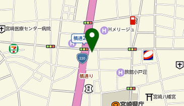 アパマンショップ宮崎橘通り東店の地図画像