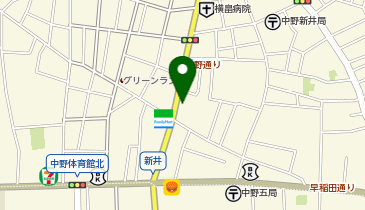 サイクルスポット中野店の地図画像