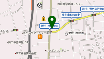 サイクルスポット東村山店の地図画像