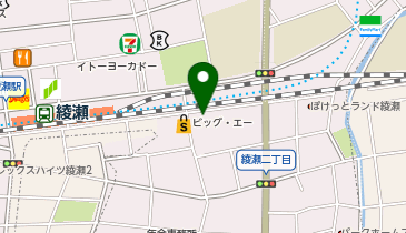 サイクルスポット綾瀬店の地図画像