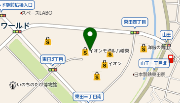 イオンバイク八幡東店の地図画像