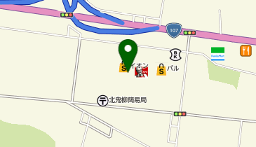 イオン江釣子店の地図画像