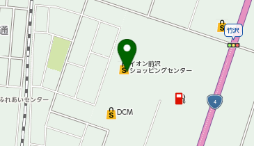 イオン前沢店の地図画像