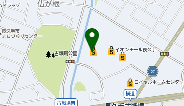 イオンバイク長久手店の地図画像