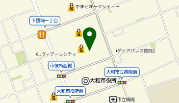 イオンバイク大和鶴間店の地図画像