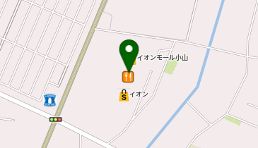 イオンバイク小山店の地図画像