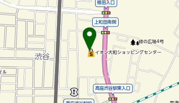 イオンバイク大和店の地図画像