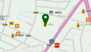 イオン福島店の地図画像