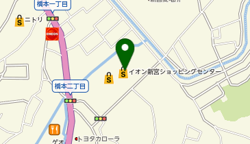 イオンバイク新宮店の地図画像