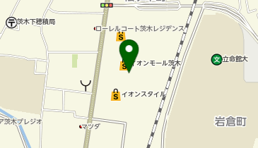 イオンバイク茨木店の地図画像