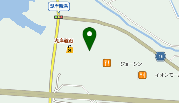 イオンバイク草津店の地図画像