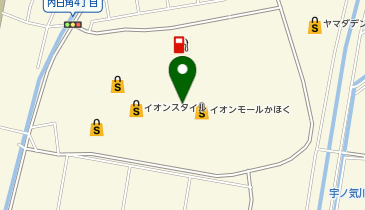 イオンバイクかほく店の地図画像