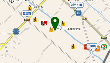イオンバイク加西北条店の地図画像