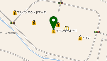 イオンバイク羽生店の地図画像