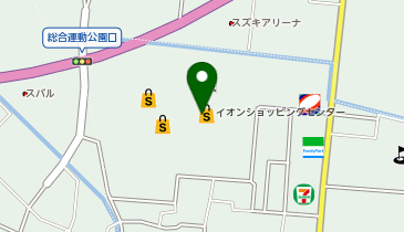 イオンバイク イオン松任店の地図画像