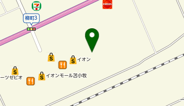 イオンバイク苫小牧店の地図画像