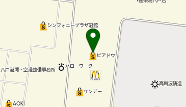 イオンスタイル八戸沼館の地図画像