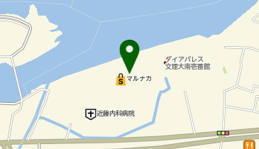 イオンバイクマルナカ徳島店の地図画像