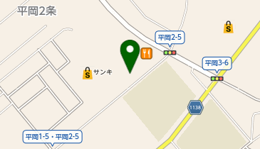 イオンバイク札幌平岡店の地図画像