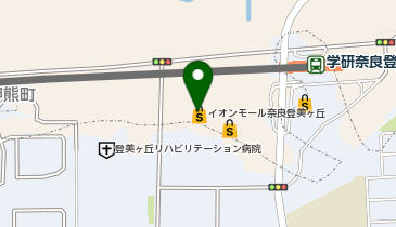 イオンバイク登美ケ丘店の地図画像