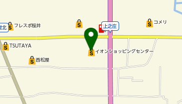 イオンバイク桜井店の地図画像