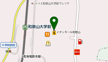 イオンバイク和歌山店(イオンスタイル和歌山店内)の地図画像