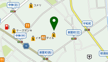 イオンスタイルとなみ店の地図画像