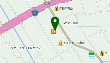 イオンバイク出雲店の地図画像