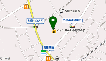 イオンバイク多摩平の森店の地図画像
