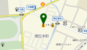 イオンバイク姫路店の地図画像