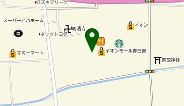イオンバイク春日部店の地図画像